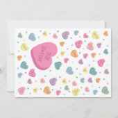 スウィートキャンディ2月の誕生日パーティーfor Girl 招待状 (裏面)