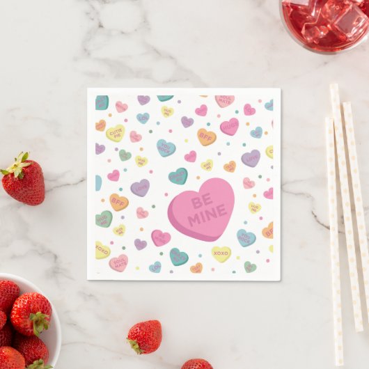 スウィートキャンディ2月パーティー スタンダードカクテルナプキン (インサイチュ)