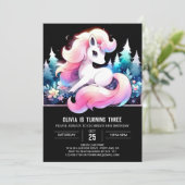 スウィートキュートホース誕生日 招待状 (スタンド正面)