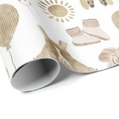 スウィートキリンベビージャンパー，ブーティ，ボトル ラッピングペーパー (ロールコーナー)