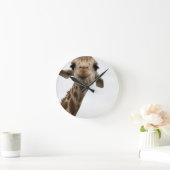 スウィートキリン ラウンド壁時計 (ホーム)