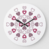 スウィートキルト ラージ壁時計 (正面)