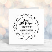 スウィートクッキーベーカリーのビジネスアドレス セルフインキングスタンプ
