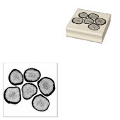 スウィートクランチークシャーディルピックルチップスグルメ ラバースタンプ (押印)