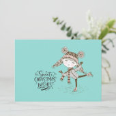 スウィートクリスマスウィズアイススケートで滑る シーズンカード (スタンド正面)