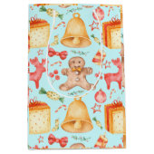 スウィートクリスマスクッキーとキャンディー ミディアムペーパーバッグ (正面)