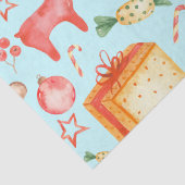 スウィートクリスマスクッキーとキャンディー 薄葉紙 (詳細)