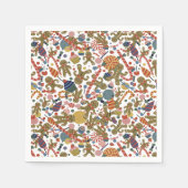 スウィートクリスマスジンジャーブレッドマンキャンディケインディライト スタンダードカクテルナプキン (正面)