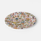 スウィートクリスマスジンジャーブレッドマンキャンディケインディライト ペーパープレート (アングル)