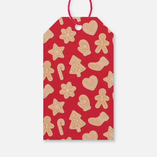 スウィートクリスマスジンジャーブレッドCookie ギフトタグ (裏面)