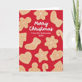 スウィートクリスマスジンジャーブレッドCookie シーズンカード