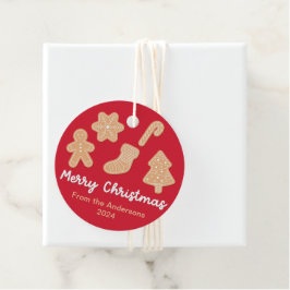 スウィートクリスマスジンジャーブレッドCookie フェイバータグ