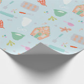 スウィートクリスマスホリデーベーキングトリート ラッピングペーパー (角)