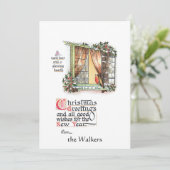 スウィートクリスマスロビンatスノーウィンドー シーズンカード (スタンド正面)