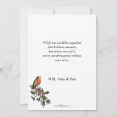 スウィートクリスマスロビンatスノーウィンドー シーズンカード (裏面)