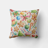 スウィートクリスマス – 装飾用クッション クッション (裏面)