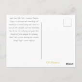 スウィートクリーク秋オレゴン葉書 ポストカード (裏面)