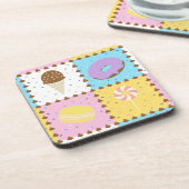 スウィートクレイビングスクエアコースター コースター (左側)