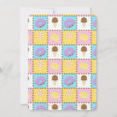 スウィートクレービングズパーティの招待状 招待状 (裏面)