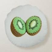スウィートグモダンリーミニマルンチェットキウイフルーツ ラウンドクッション (裏面)