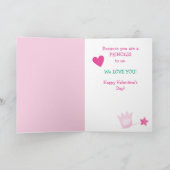 スウィートグランドド娘プリンセスバレンタインアール誕生日 シーズンカード (内部)