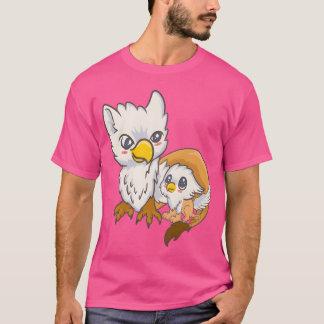 スウィートグリフィンファミリーバードかわいいアニメ日本のア Tシャツ