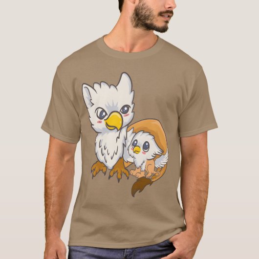 スウィートグリフィンファミリーバードかわいいアニメ日本のア Tシャツ (正面)