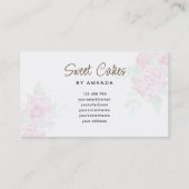 スウィートケーキベーカリー 名刺 (裏面)