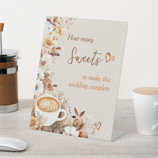 スウィートゲームラブって何が醸造ブライダルシャワー 台座サイン (インサイチュ)