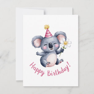 スウィートコアラ誕生祝いデザイン シーズンカード