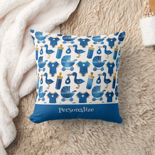 スウィートコージーベビー子供部屋ルームデコーパーソナライズされたル クッション (ブランケット)