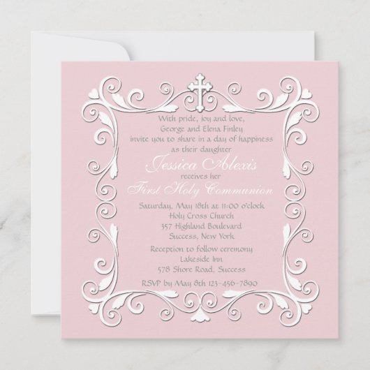 スウィートコーナーズ宗教的招待状 招待状 (正面)