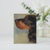 スウィートゴードンセッターポストカード ポストカード (スタンド正面)