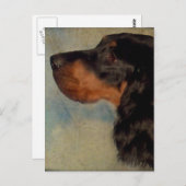 スウィートゴードンセッターポストカード ポストカード (正面/裏面)