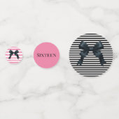 スウィートサザン誕生日ボウ紙吹雪 – 編集可能 コンフェッティ (正面)