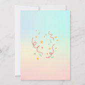 スウィートサッシアンドセブンキャンディ誕生日 招待状 (裏面)