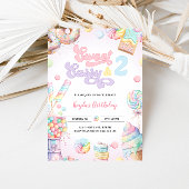 スウィートサッシーと2人の女の子キャンディセカンド誕生日 招待状