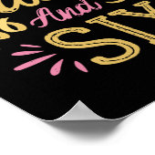 スウィートサッシーと6つのおもしろい誕生日ことわざ ポスター (角)