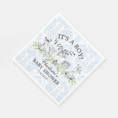 スウィートサファリアニマルズベビーシャワー紙ナプキンス スタンダードランチョンナプキン (角)