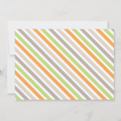 スウィートサファリベビーシャワー招待状 招待状 (裏面)