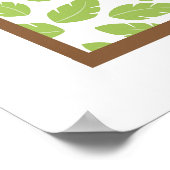 スウィートサファリリトルキリン子供部屋ウォールアート ポスター (角)