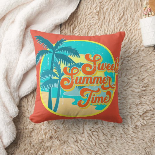 スウィートサマータイムホームデコール装飾用クッション クッション (ブランケット)