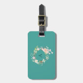 スウィートサマーバラガーランドパーソナライズされた ラゲッジタグ (正面縦)