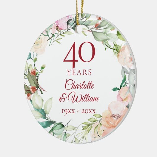 スウィートサマーバラガーランド40周年記念 セラミックオーナメント (左)