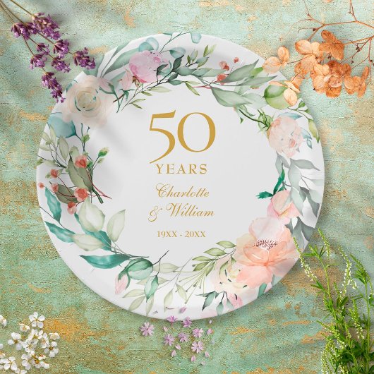 スウィートサマーバラガーランド50周年記念 ペーパープレート