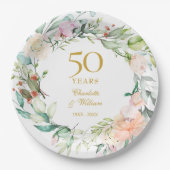 スウィートサマーバラガーランド50周年記念 ペーパープレート (正面)