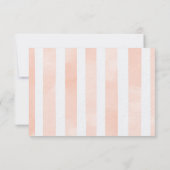 スウィートサマー庭園の結婚式RSVP 招待状 (裏面)