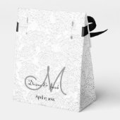 スウィートサンキューホワイトブラックグレー結婚ズモノグラム フェイバーボックス (裏面サイド)