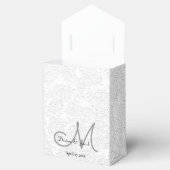 スウィートサンキューホワイトブラックグレー結婚ズモノグラム フェイバーボックス (オープン)