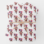 スウィートサンタクロースがアーカンソーを訪れる ラッピングペーパーシート (インサイチュ)